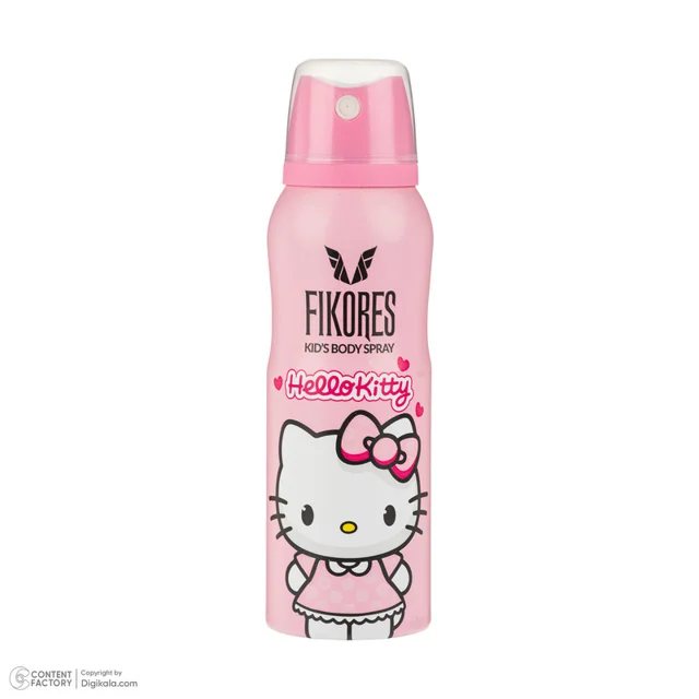 اسپری کودک دخترانه فیکورس مدل Hello Kitty با رایحه شیرین حجم 125 میلی‌لیتر 101777810