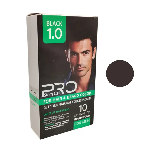 کیت رنگ مو پرو استم سل شماره 1 حجم 100 میلی لیتر رنگ مشکی 101751448